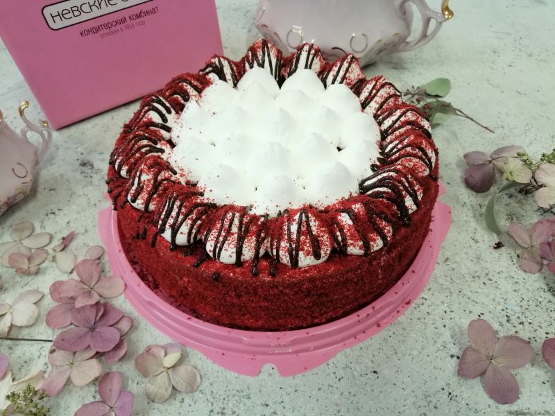 Торт «Бархатно-красный» 1,0 кг